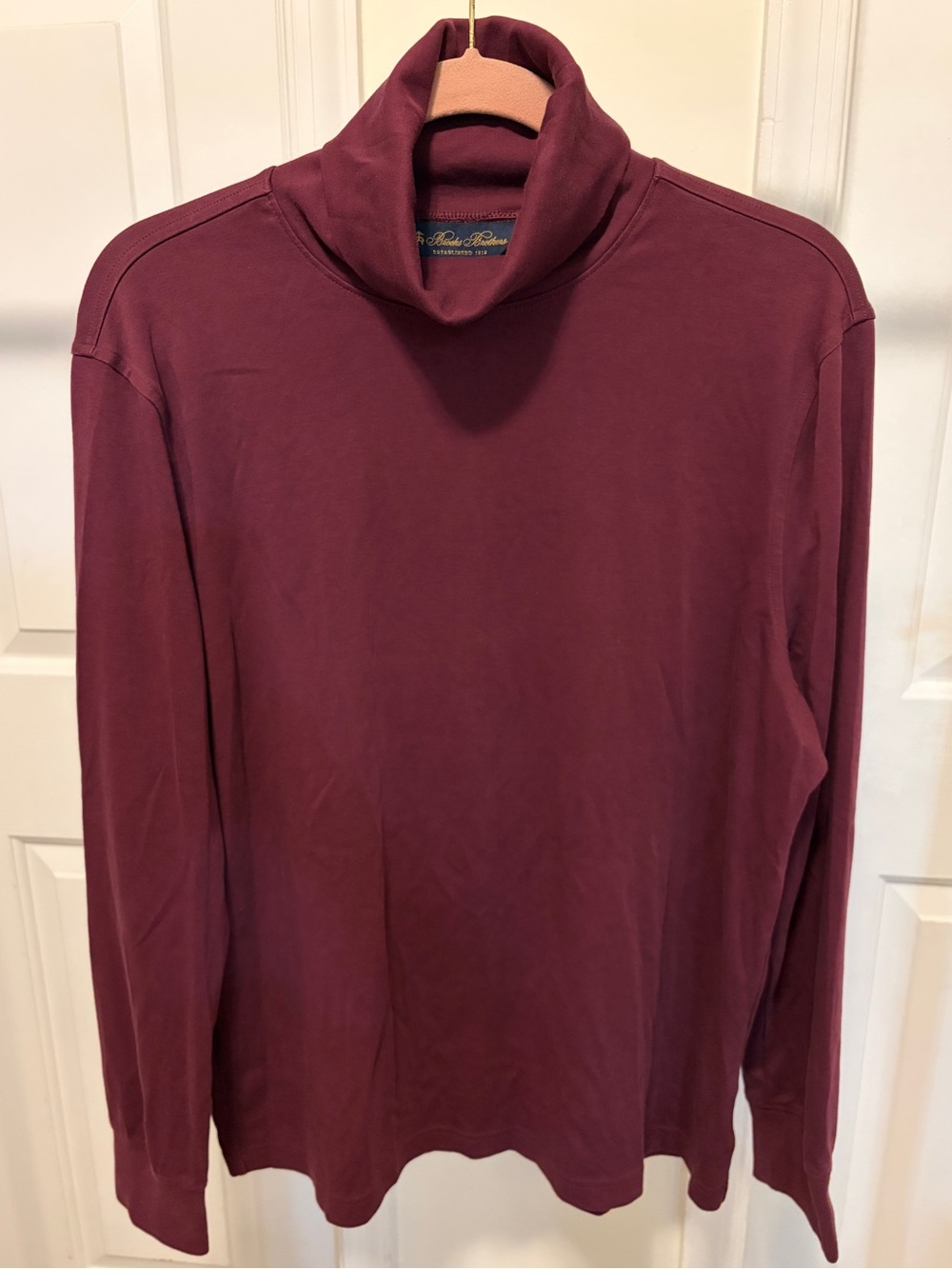 Brooks Brothers Men’s Stretch Supima Cotton Longsleeve Turtleneck. Size L